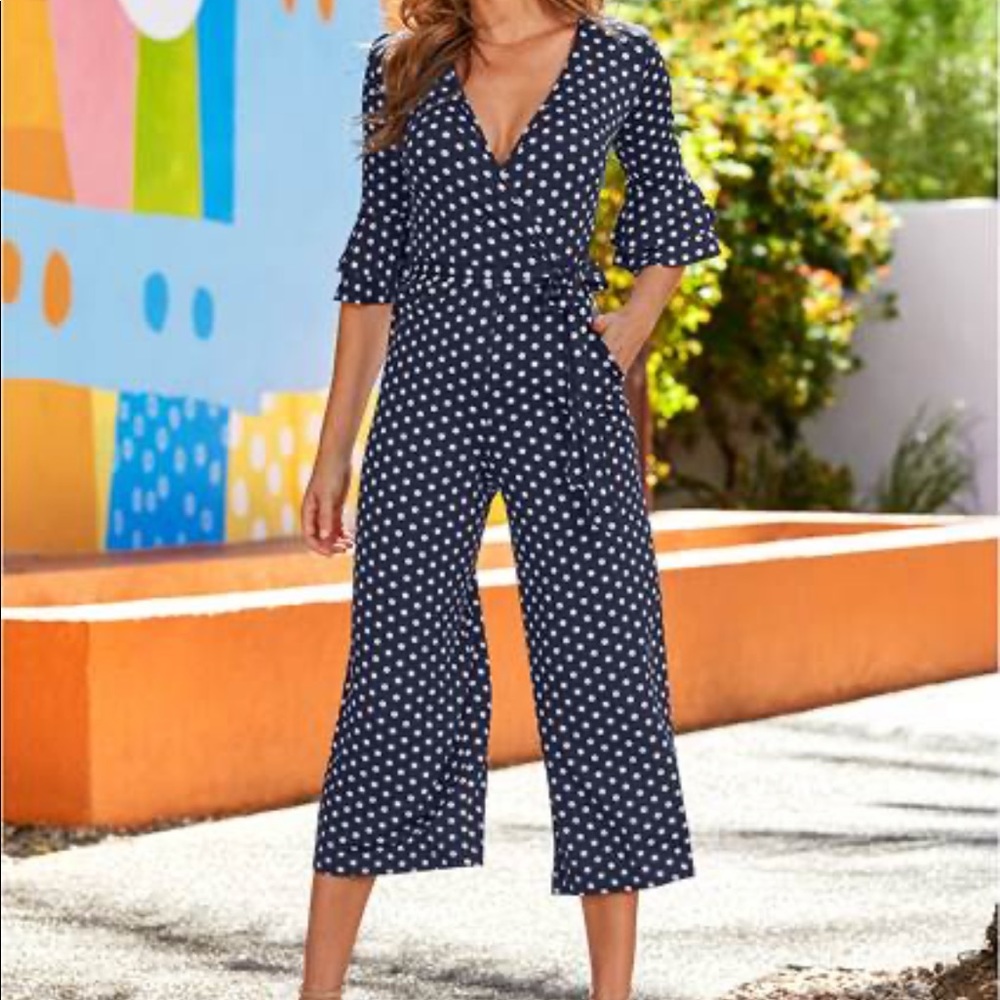 Venus Polka Dot Jumpsuit